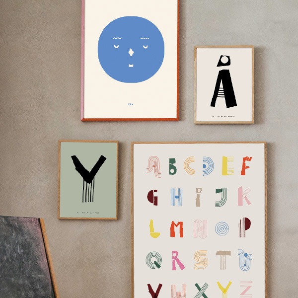 ڥڡоݡۡڤ󤻡Paper CollectiveMADO (ޥ) ݥ 3040cm Alphabet Spaghetti S/&#198;/&#216;/&#197;