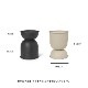 �ڤ����󤻡�Ferm Living (�ե������ӥ�) Hourglass Pot (������饹 �ݥå�) XS �֥�å�/�����ߥ� �̲�/ȭ���С�/����ȭ/����ƥꥢ/������������Ź��