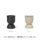�ڤ����󤻡�Ferm Living (�ե������ӥ�) Hourglass Pot (������饹 �ݥå�) XS �֥�å�/�����ߥ� �̲�/ȭ���С�/����ȭ/����ƥꥢ/������������Ź��