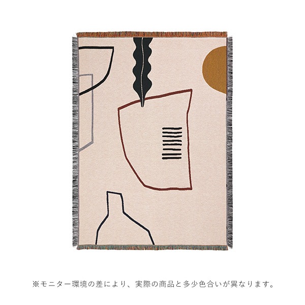 �ڤ櫓���ꡦ50%OFF��Ferm Living Mirage �ߥ顼���� ���åȥ�֥�󥱥å� 120��170 ���եۥ磻�� �̲� ���åȥ� �Ҥ��ݤ� �ե������ӥ� ������������Ź��