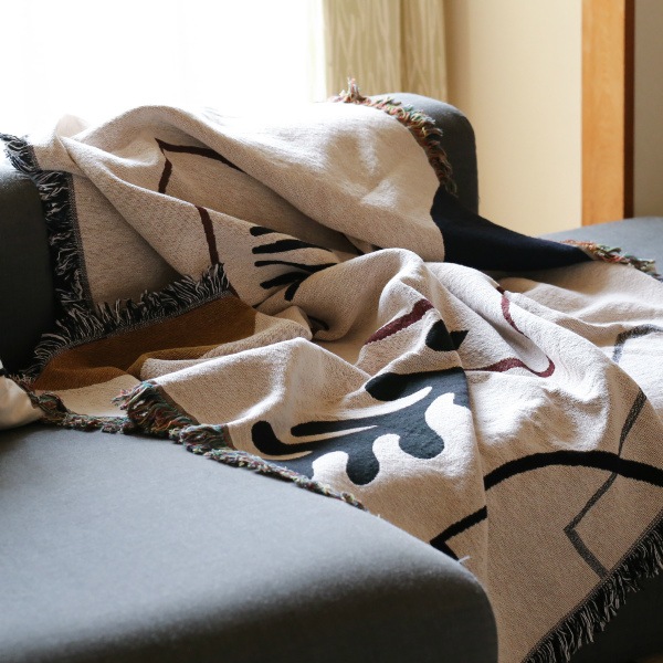 �ڤ櫓���ꡦ50%OFF��Ferm Living Mirage �ߥ顼���� ���åȥ�֥�󥱥å� 120��170 ���եۥ磻�� �̲� ���åȥ� �Ҥ��ݤ� �ե������ӥ� ������������Ź��