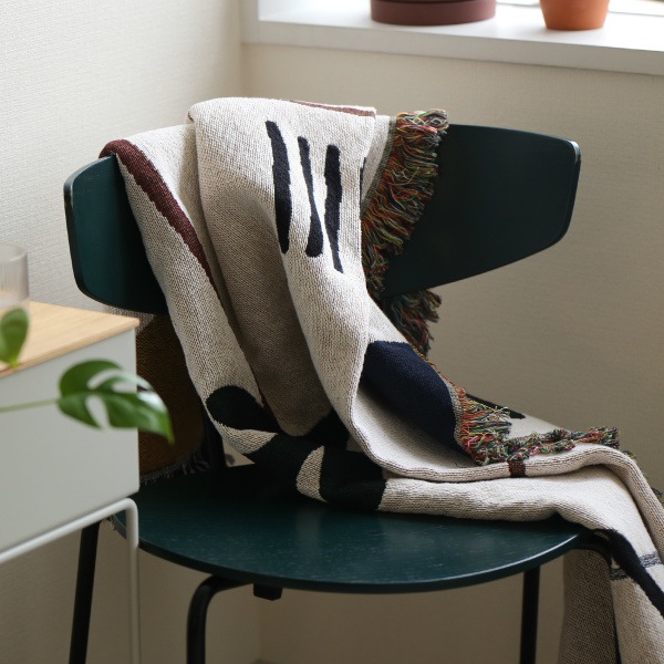�ڤ櫓���ꡦ50%OFF��Ferm Living Mirage �ߥ顼���� ���åȥ�֥�󥱥å� 120��170 ���եۥ磻�� �̲� ���åȥ� �Ҥ��ݤ� �ե������ӥ� ������������Ź��