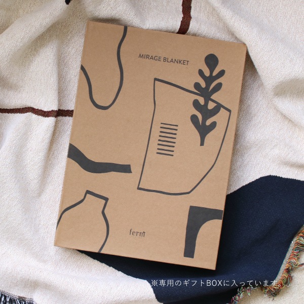 �ڤ櫓���ꡦ50%OFF��Ferm Living Mirage �ߥ顼���� ���åȥ�֥�󥱥å� 120��170 ���եۥ磻�� �̲� ���åȥ� �Ҥ��ݤ� �ե������ӥ� ������������Ź��