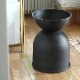 �ڤ����󤻡�Ferm Living (�ե������ӥ�) Hourglass Pot (������饹 �ݥå�) S �֥�å�/�����ߥ� �̲�/ȭ���С�/����ȭ/����ƥꥢ/������������Ź��
