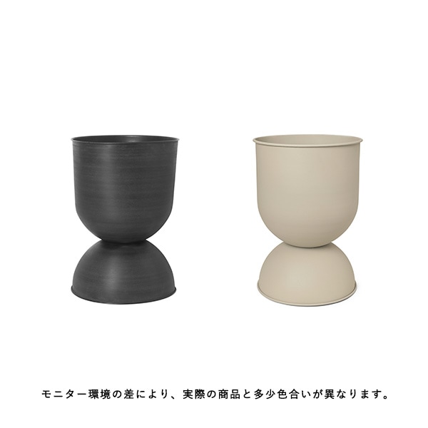 Ferm Living Hourglass Pot ������饹 �ݥå� M �֥�å� �����ߥ� �̲� ȭ���С� ����ȭ ����ƥꥢ �ե������ӥ� ������������Ź�ʡڤ����󤻡�
