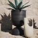 Ferm Living Hourglass Pot ������饹 �ݥå� M �֥�å� �����ߥ� �̲� ȭ���С� ����ȭ ����ƥꥢ �ե������ӥ� ������������Ź�ʡڤ����󤻡�
