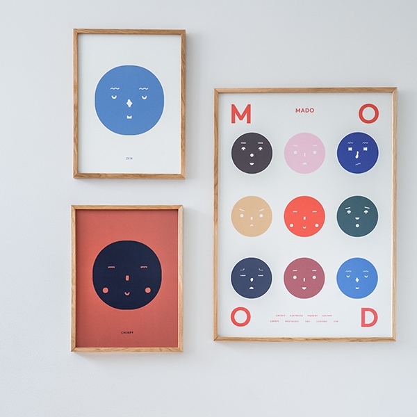 ڥڡоݡۡڤ󤻡Paper CollectiveMADO (ޥ) ݥ 3040cm Feelings Cheeky/Zen/Chirpy/Curious/Hangry