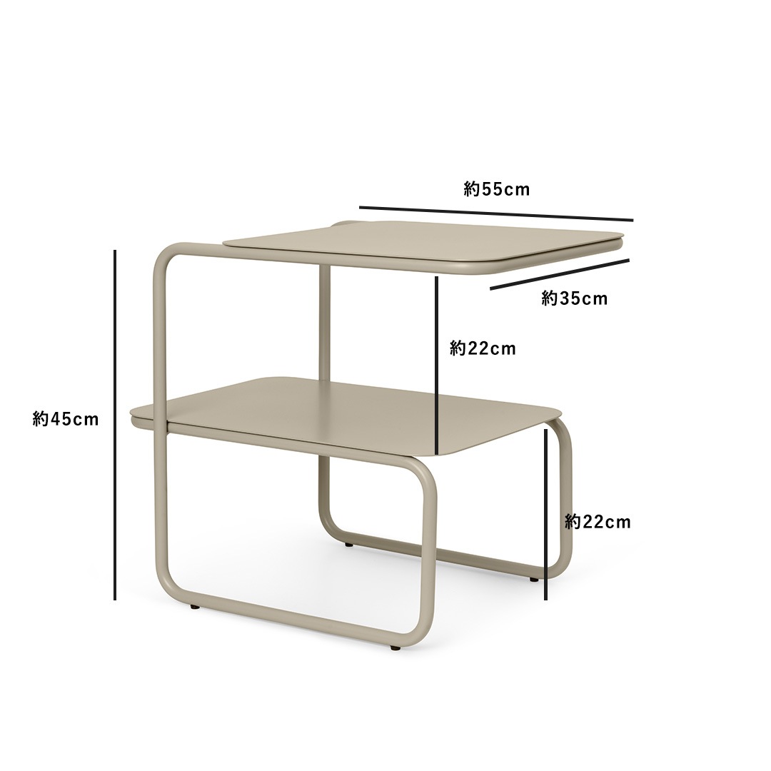 �ڤ櫓���ꡦ50%OFF��Ferm Living Level Side Table ��٥륵���ɥơ��֥� �֥�å� �̲� ����ƥꥢ �ե������ӥ� ������������Ź��