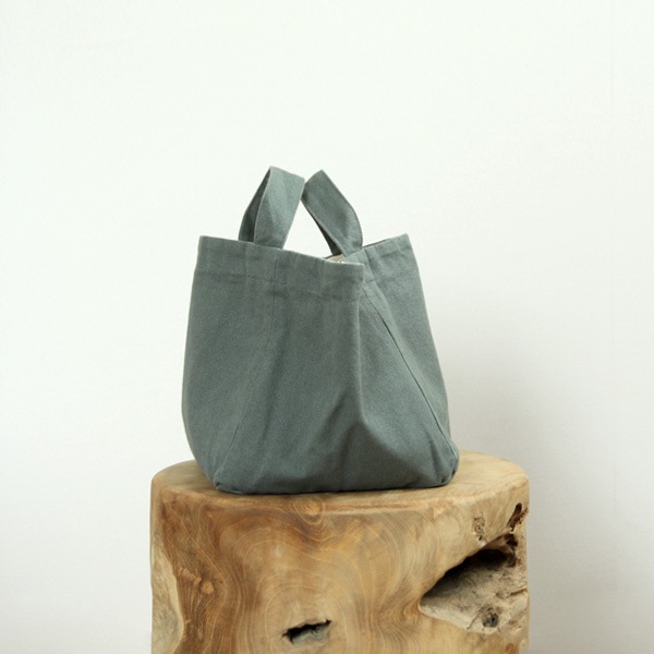 pouto Canvas Cube Tote Small �����Х����塼�֥ȡ��� ���⡼�� �֥�å� ���졼 �ʥ����� ��å� �ȡ��ȥХå� �ߥ˥ȡ��� �����Хå� ���� �ݥ���