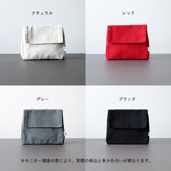 pouto (�ݥ���) CANVAS TRIANGLE POUCH (�����Х��ȥ饤���󥰥�ݡ���) S �ʥ�����/���졼/��å�/�֥�å� ����/�Хå�����Хå�/��ʪ����/����ץ�/̵��/�˽����� �ڥ᡼���ء�