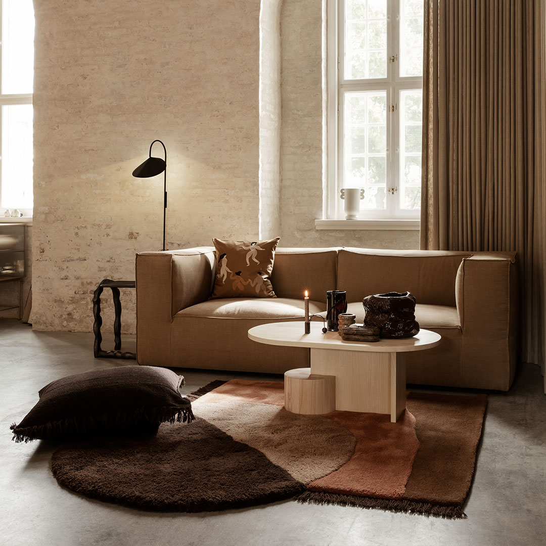 ��40��OFF��Ferm Living (�ե������ӥ�) View Tufted Rug ��åɥ֥饦�� �̲�/����ƥꥢ/������������Ź�ʡڹ���߸ˤ����