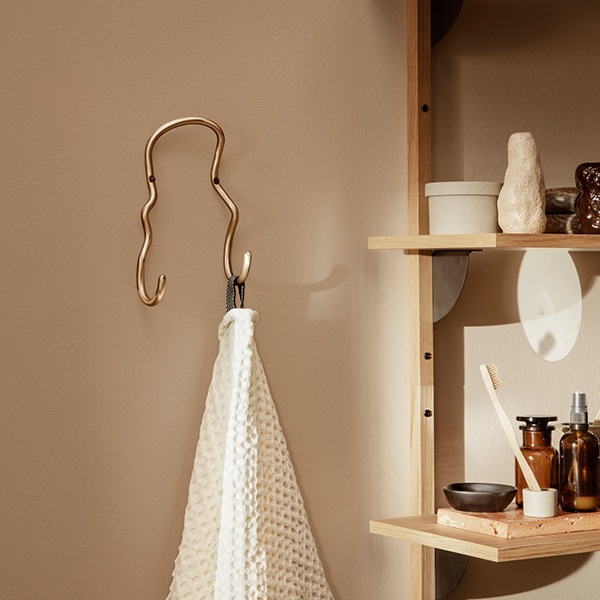 わけあり・50%OFF】Ferm Living Curvature Double Hook カーバチュア