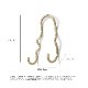 �ڤ櫓���ꡦ50%OFF��Ferm Living Curvature Double Hook �����Х��奢 ���֥�եå� �֥饹 �֥�å��֥饹 �̲� ����ƥꥢ �ɳݤ� �����ȥϥ󥬡� ������ �ե������ӥ� ������������Ź��