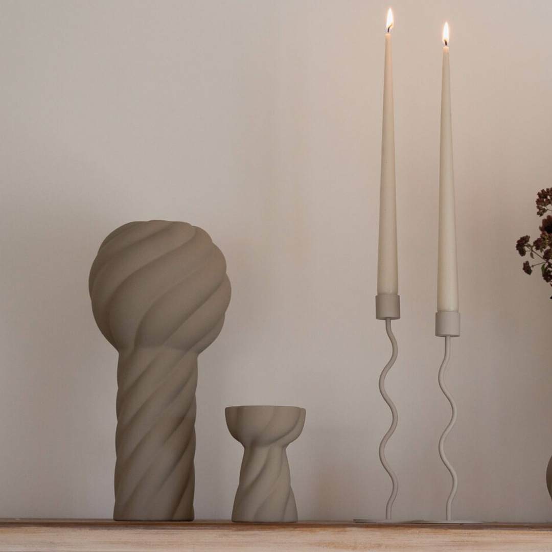 Cooee Design (���������ǥ�����) Twist Pillar Vase (�ĥ����� �ԥ顼�١���) 34cm ����� �̲�/����ƥꥢ/����/������������Ź��