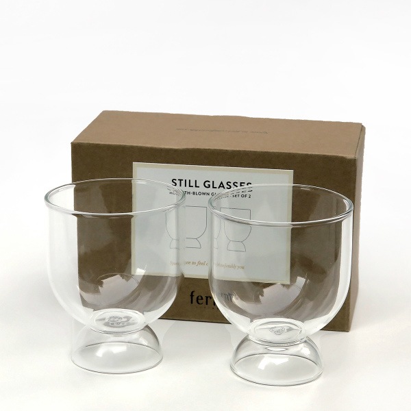 �ڤ����󤻡�Ferm Living (�ե������ӥ�) Still Glass �ʥ��ƥ��륰�饹��  ���饹 2�ĥ��å� �̲�/���饹����/������������Ź��