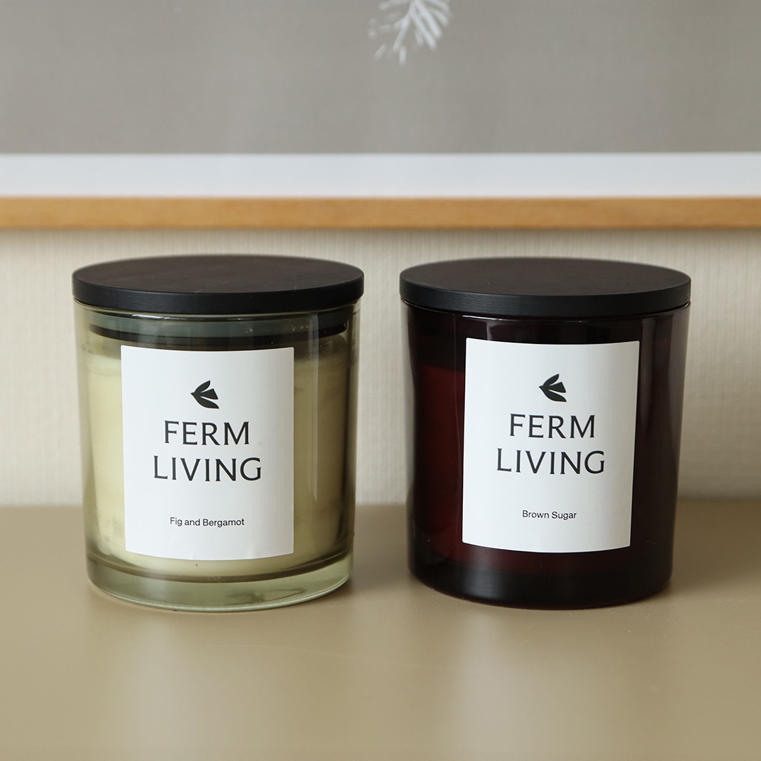 ��40��OFF��Ferm Living (�ե������ӥ�) Vitto Scented Candle (������ ����ƥåɥ����ɥ�) H10cm �ե������٥륬��å�/�֥饦�󥷥奬�� �̲�/����ƥꥢ/������/���ꥹ�ޥ�/������������Ź�ʡڹ���߸ˤ����