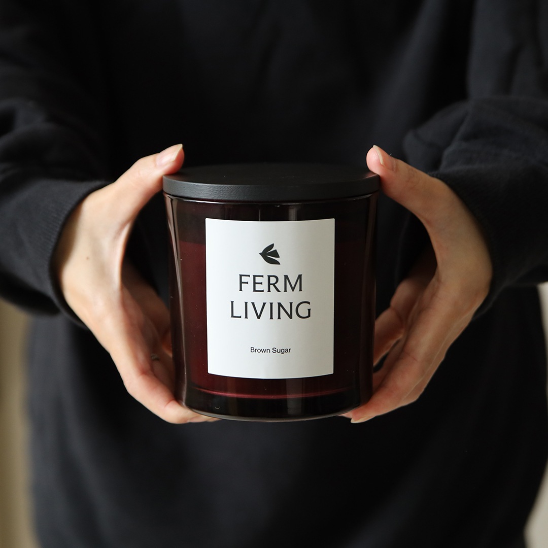 ��40��OFF��Ferm Living (�ե������ӥ�) Vitto Scented Candle (������ ����ƥåɥ����ɥ�) H10cm �ե������٥륬��å�/�֥饦�󥷥奬�� �̲�/����ƥꥢ/������/���ꥹ�ޥ�/������������Ź�ʡڹ���߸ˤ����