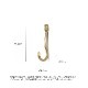 �ڤ櫓���ꡦ50%OFF��Ferm Living Curvature Hook �����Х��奢 �եå� 3�ĥ��å� �֥饹 �֥�å��֥饹 �̲� ����ƥꥢ �ɳݤ� �����ȥϥ󥬡� ������ �ե������ӥ� ������������Ź��