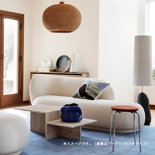 Ferm Living Rico Divan �ꥳ �ǥ������� R L ���ե� 2��3�ͳݤ� Brushed ���եۥ磻�� ����� �̲� ����ƥꥢ �ե������ӥ� ������������Ź�ʡڤ����󤻡�