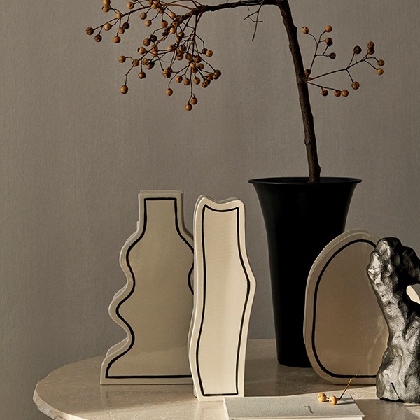 Ferm Living (եӥ) Paste Vase (ڡȥ١) Rounded ̲/ƥꥢ//Ź