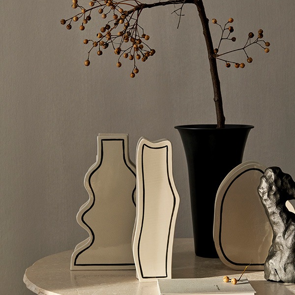 ڹ߸ˤferm LIVING (եӥ) Paste Vase (ڡȥ١) Rounded ̲/ƥꥢ//Ź