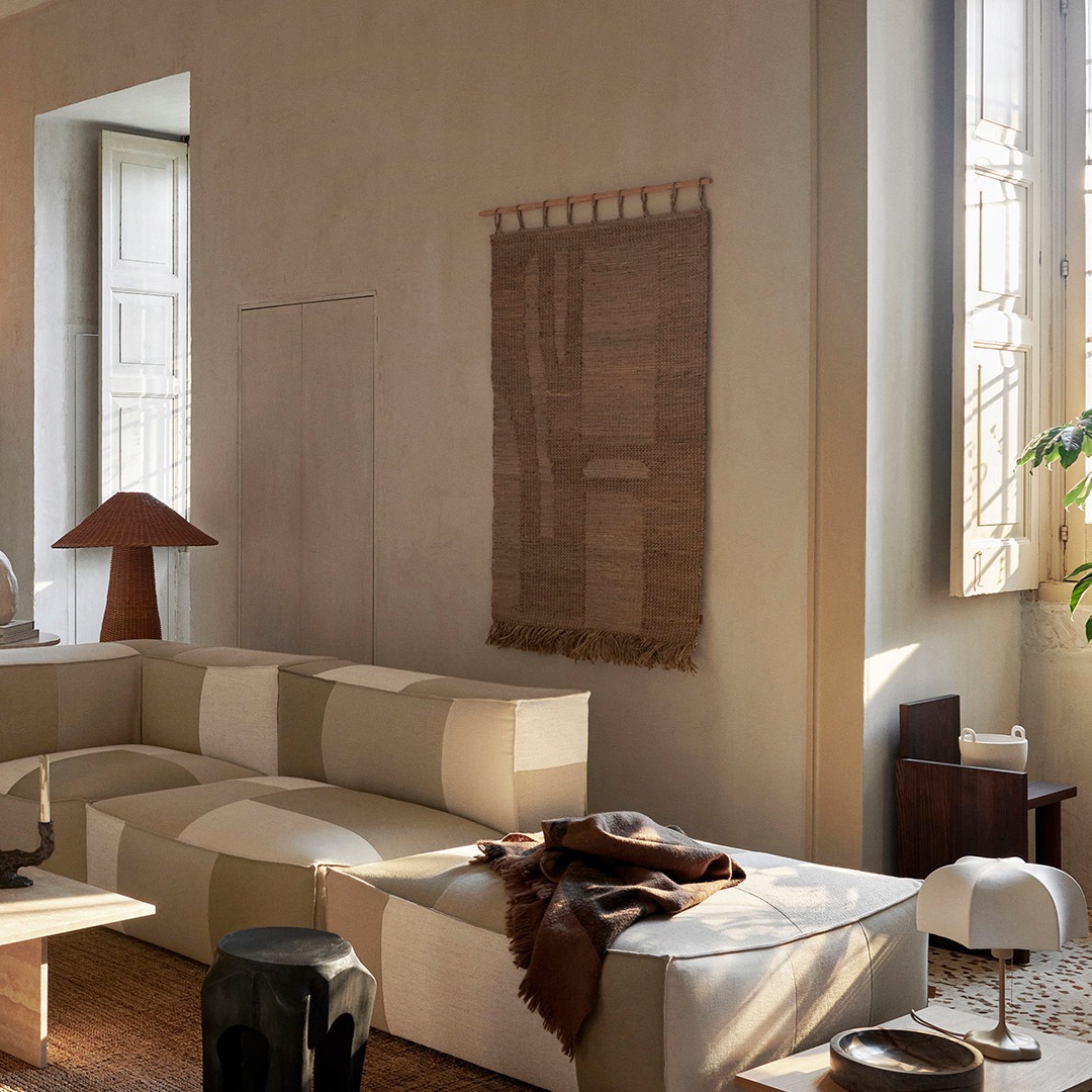 �ڤ����󤻡�Ferm Living (�ե������ӥ�) Harvest Wall Rug (�ϡ��٥��� ��������饰) �顼�� �̲�/����ƥꥢ/��/������������Ź��