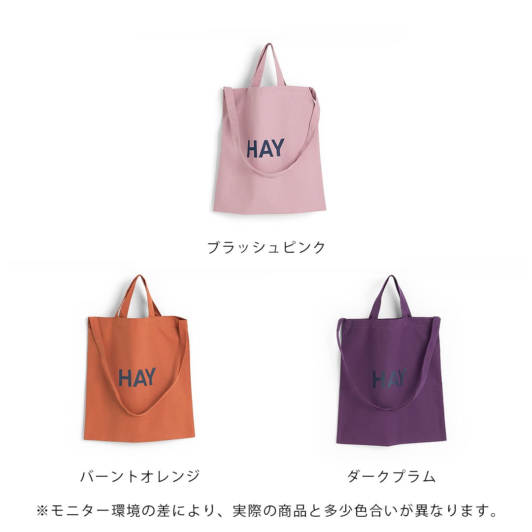 HAY TOTE BAG 2Way���� ���� �������֥롼 �ޥå��� ���������꡼�� �֥�å���ԥ� �С���ȥ���� �������ץ�� �إ� �ȡ��ȥХå�