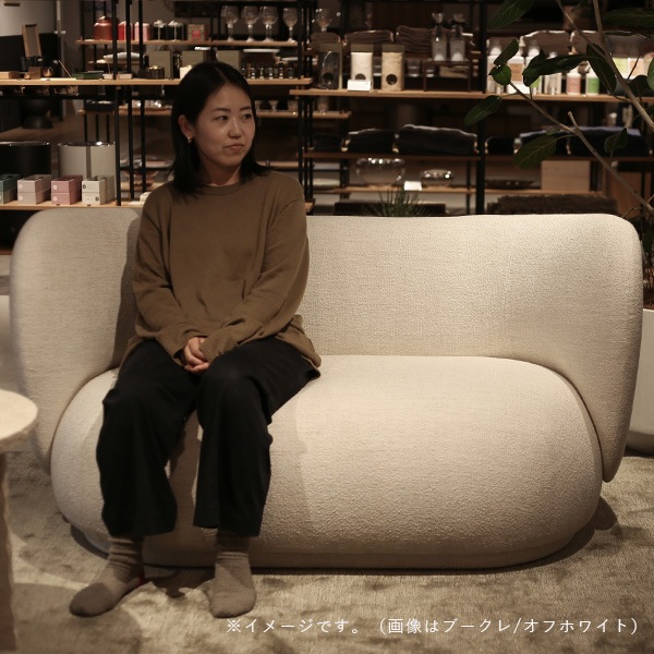 �ڤ����󤻡�Ferm Living (�ե������ӥ�) Rico Sofa (�ꥳ ���ե�) 2��������/ 2�ͳݤ� Brushed ���եۥ磻��/����� �̲�/����ƥꥢ/������������Ź��