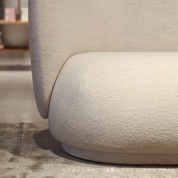 �ڤ����󤻡�Ferm Living (�ե������ӥ�) Rico Sofa (�ꥳ ���ե�) 2��������/ 2�ͳݤ� Brushed ���եۥ磻��/����� �̲�/����ƥꥢ/������������Ź��