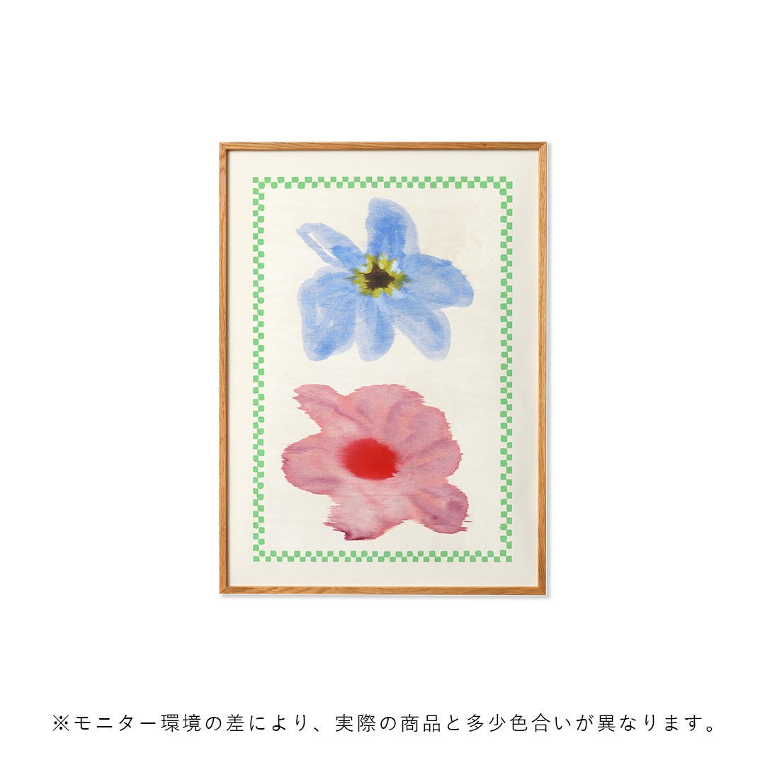 ڥڡоݡۡڤ󤻡Paper Collective (ڡѡ쥯ƥ) ݥ A4 Flower with Checks 01 ̲/ƥꥢ//Źʡڿǥ