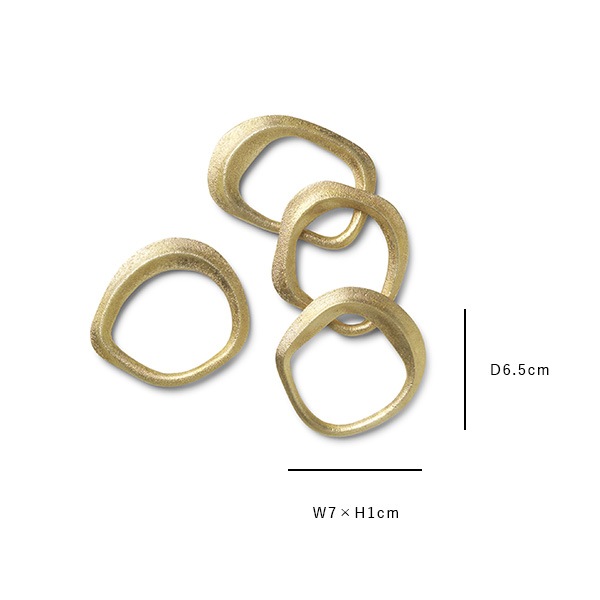 �ڤ櫓���ꡦ50%OFF��Ferm Living Flow Napkin Rings �ե��� �ʥץ����� 4�ĥ��å� �֥饹 �֥�å��֥饹 �̲� ����ƥꥢ ���ꥹ�ޥ� �ơ��֥륦���� �ե������ӥ� ������������Ź��