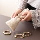 �ڤ櫓���ꡦ50%OFF��Ferm Living Flow Napkin Rings �ե��� �ʥץ����� 4�ĥ��å� �֥饹 �֥�å��֥饹 �̲� ����ƥꥢ ���ꥹ�ޥ� �ơ��֥륦���� �ե������ӥ� ������������Ź��