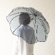 because (ӥ) ե֥/ꥢ Clear Umbrella Color Piping 졼/֥饦/ۥ磻 ѥԥ/Х顼/ե/Ĺ//ӥˡ뻱//쥤󥰥å/߱