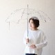 because (ӥ) ե֥/ꥢ Clear Umbrella Color Piping 졼/֥饦/ۥ磻 ѥԥ/Х顼/ե/Ĺ//ӥˡ뻱//쥤󥰥å/߱