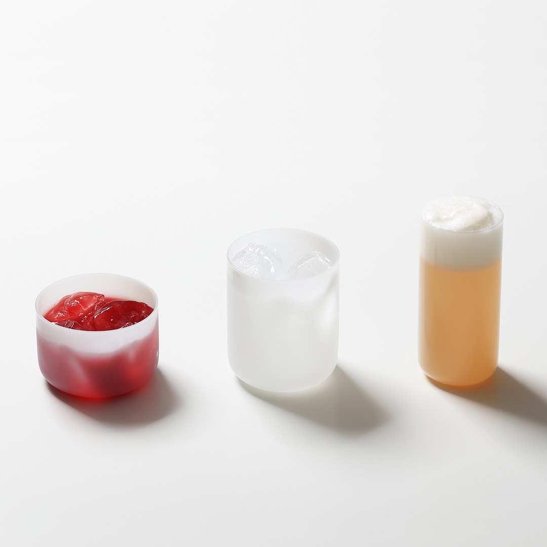 ideaco (���ǥ���) milk glass HAKU slim 2�ĥ��å� �ۥ磻��/�ߥ�� ���饹/���饹����/����֥顼/��Ǯ