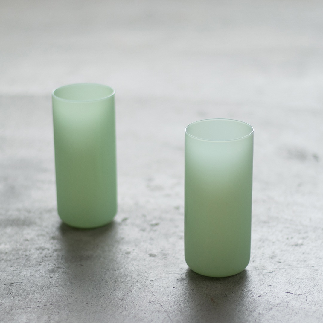 ideaco (���ǥ���) milk glass HAKU slim 2�ĥ��å� �ۥ磻��/�ߥ�� ���饹/���饹����/����֥顼/��Ǯ