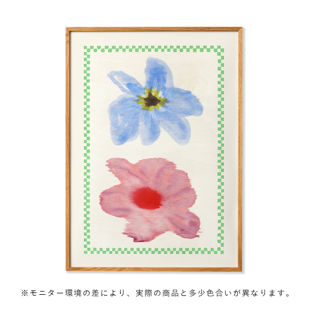 ڥڡоݡۡڤ󤻡Paper Collective (ڡѡ쥯ƥ) ݥ 5070 Flower with Checks 01 ̲/ƥꥢ//Źʡڿǥ