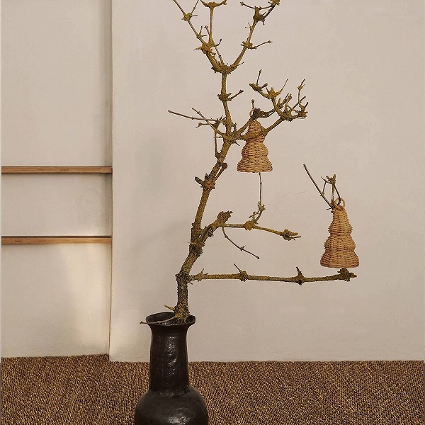 ��40��OFF��Ferm Living (�ե������ӥ�) Braided Bell Baubles - Set of 2  �ʥ����� �̲�/����ƥꥢ/������������Ź�ʡڹ���߸ˤ����