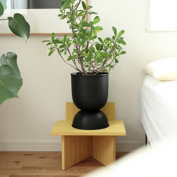 �ڤ櫓���ꡦ50%OFF��Ferm Living Hourglass Pot ������饹 �ݥå� XS �֥�å� �����ߥ� �̲� ȭ���С� ����ȭ ����ƥꥢ �ե������ӥ� ������������Ź��
