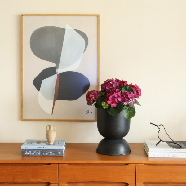 �ڤ櫓���ꡦ50%OFF��Ferm Living Hourglass Pot ������饹 �ݥå� XS �֥�å� �����ߥ� �̲� ȭ���С� ����ȭ ����ƥꥢ �ե������ӥ� ������������Ź��