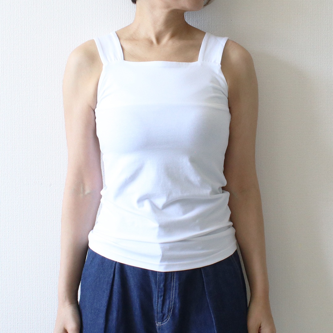 Sans Souci 34�� ���鸫�����ʤ���ͤΥ��åȥ󥿥󥯥ȥå� M L �ۥ磻�� �֥�å� ���󥹡���