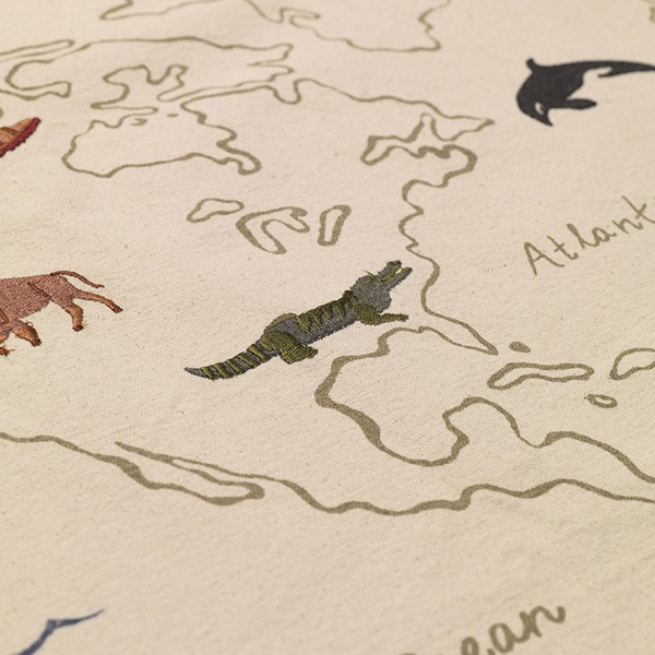 Ferm Living The World Textile Map ���� �ƥ���������ޥå� �̲� ����ƥꥢ �Ҷ����� �����Ͽ� ���ڥ��ȥ꡼ �ե������ӥ� ������������Ź�ʡڤ����󤻡�