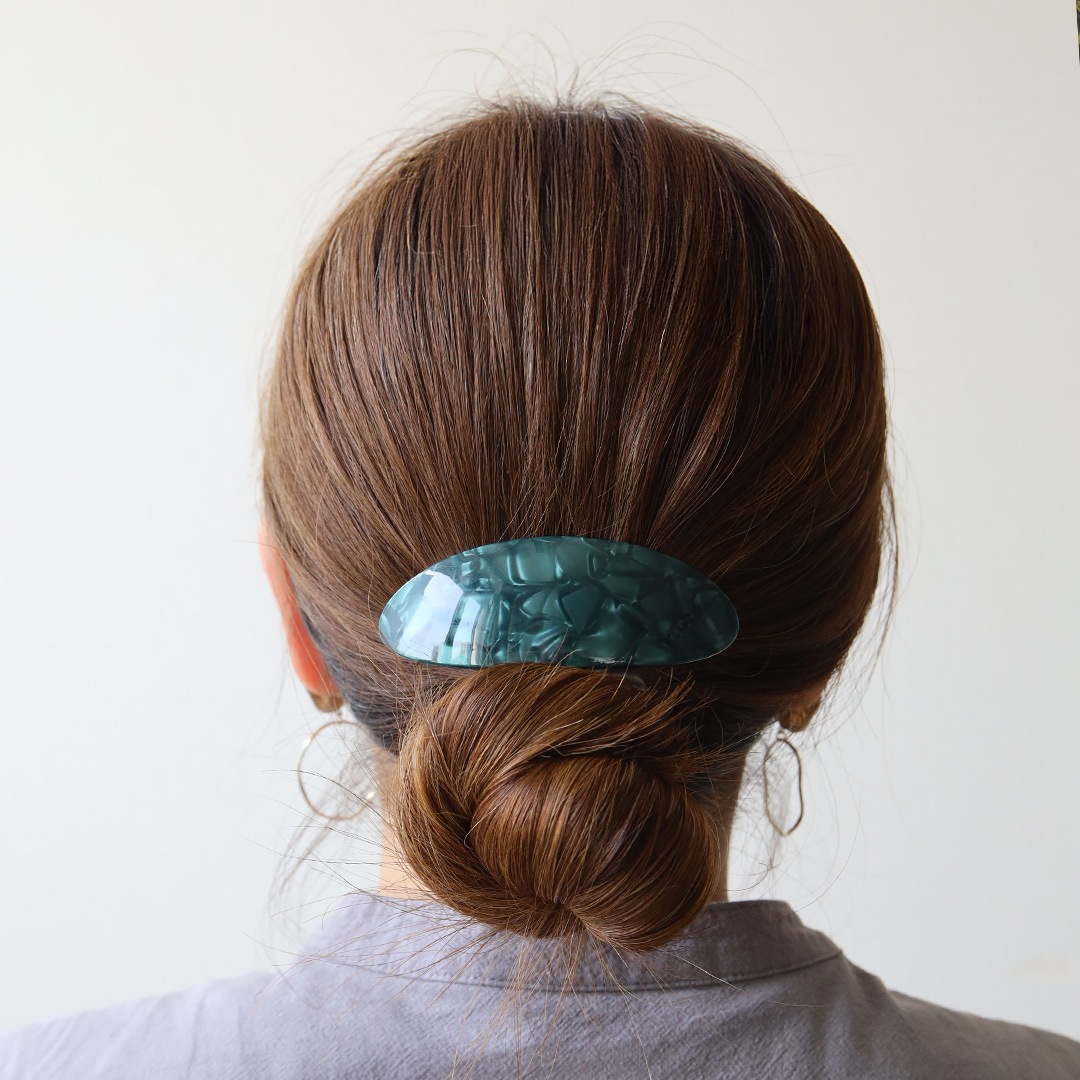 Pico (�ԥ�) Mie Hair Barrette �쥪/�ե��쥹��/�٥꡼MOP/����MOP �̲�/�إ����������꡼/�Х�å�