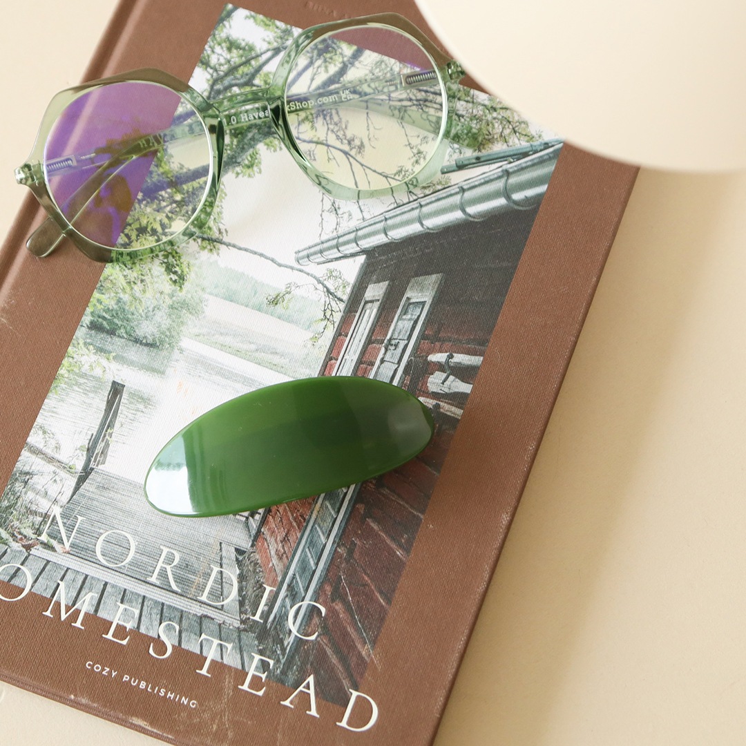 Pico (�ԥ�) Mie Hair Barrette �쥪/�ե��쥹��/�٥꡼MOP/����MOP �̲�/�إ����������꡼/�Х�å�