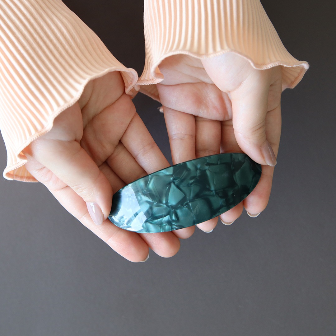 Pico (�ԥ�) Mie Hair Barrette �쥪/�ե��쥹��/�٥꡼MOP/����MOP �̲�/�إ����������꡼/�Х�å�