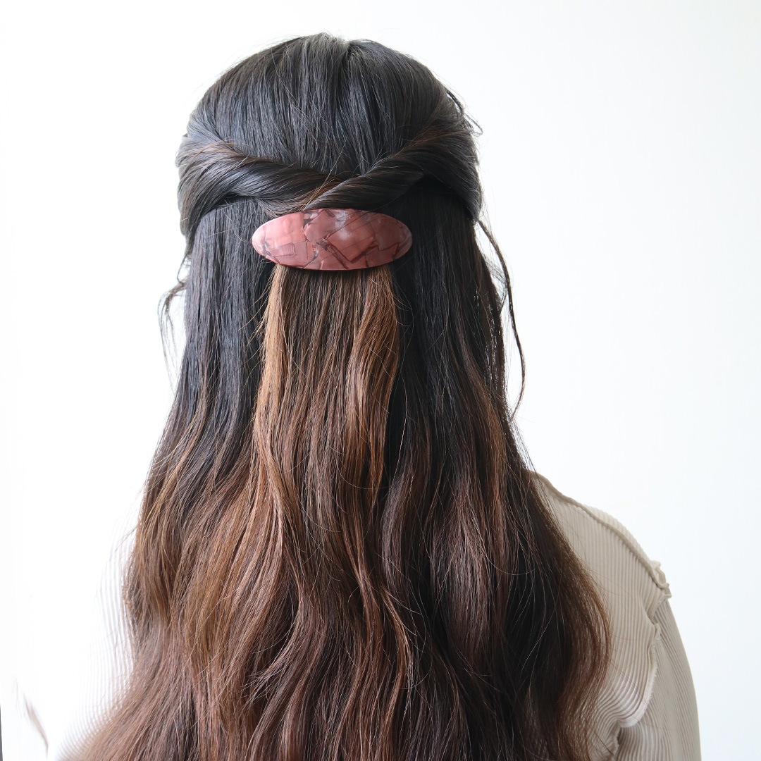 Pico (�ԥ�) Mie Hair Barrette �쥪/�ե��쥹��/�٥꡼MOP/����MOP �̲�/�إ����������꡼/�Х�å�