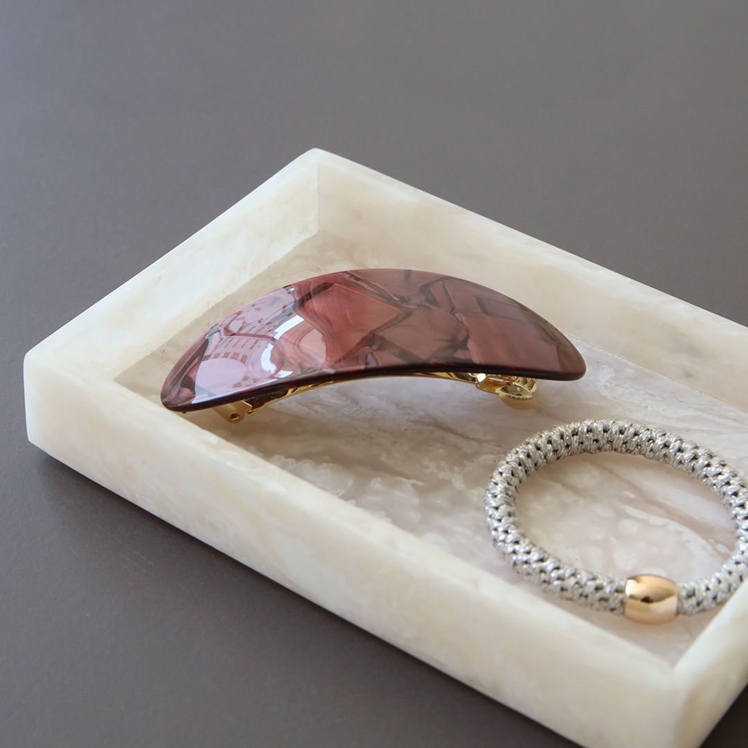 Pico (�ԥ�) Mie Hair Barrette �쥪/�ե��쥹��/�٥꡼MOP/����MOP �̲�/�إ����������꡼/�Х�å�