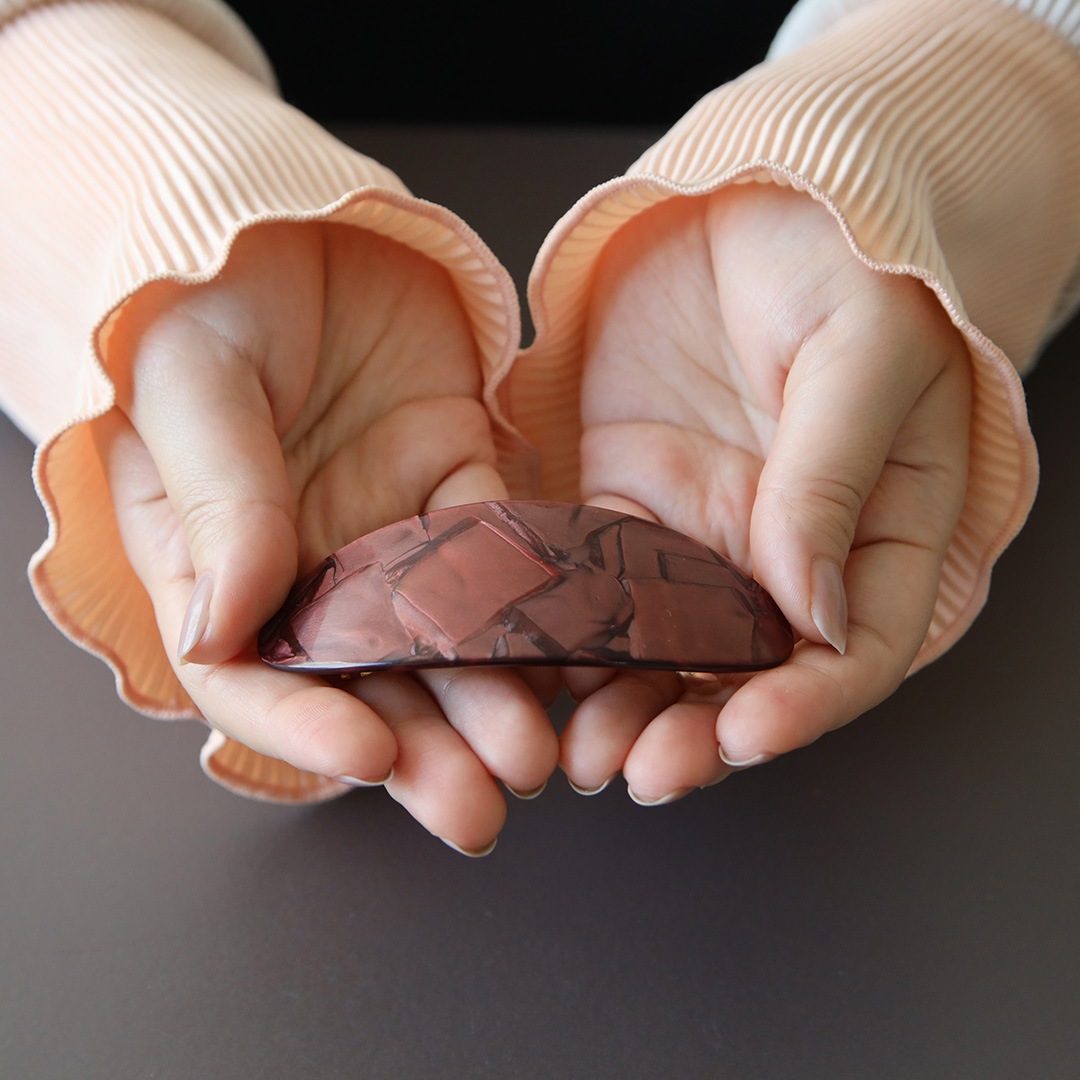 Pico (�ԥ�) Mie Hair Barrette �쥪/�ե��쥹��/�٥꡼MOP/����MOP �̲�/�إ����������꡼/�Х�å�