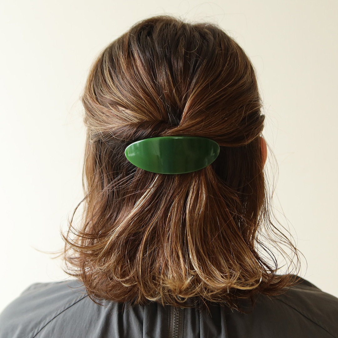 Pico (�ԥ�) Mie Hair Barrette �쥪/�ե��쥹��/�٥꡼MOP/����MOP �̲�/�إ����������꡼/�Х�å�