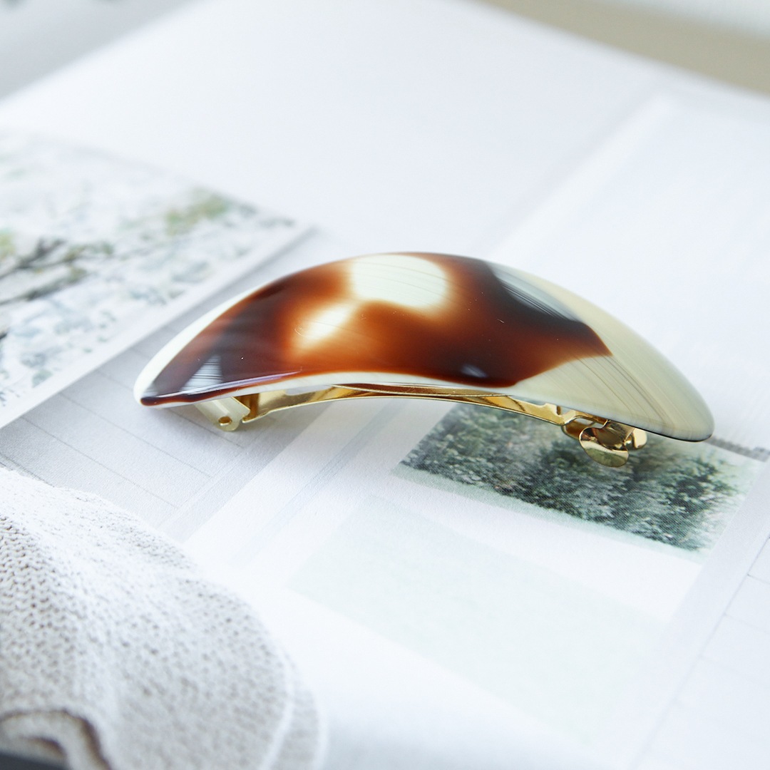 Pico (�ԥ�) Mie Hair Barrette �쥪/�ե��쥹��/�٥꡼MOP/����MOP �̲�/�إ����������꡼/�Х�å�